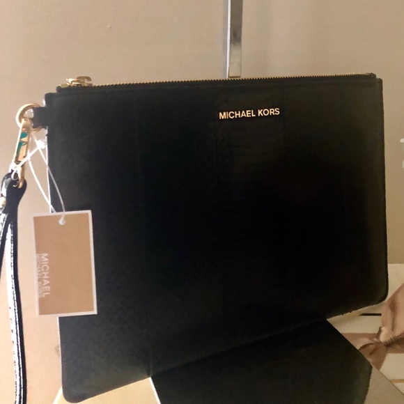 🎀 Michael Michael Kors Medium Snake Pouch - Picture 11 of 13